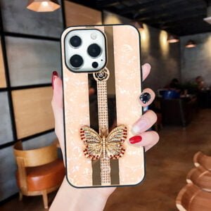 Candy Butterfly Case For iPhone 11-Rose Gold