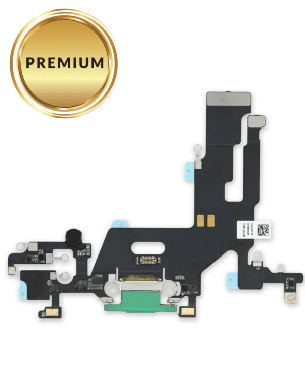 iPhone 11 Charging Port Flex Cable - GREEN (Premium)