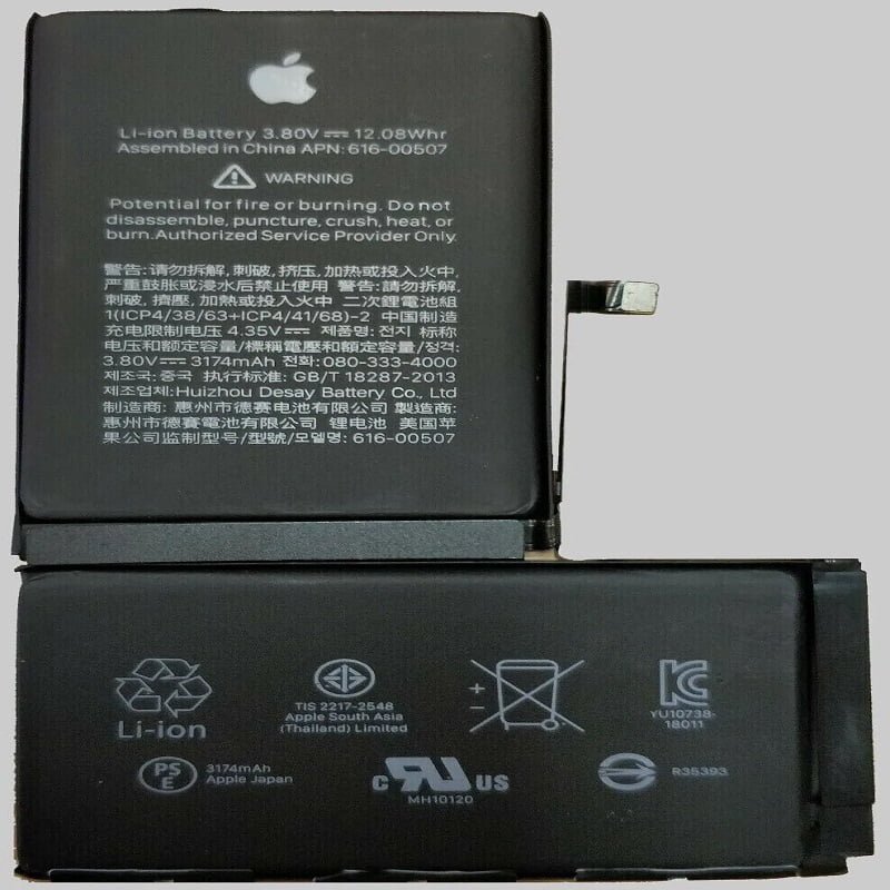 IPHONE XS MAX BATTERY AFTERMARKET E
