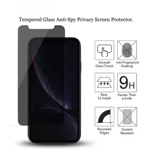 Privacy (10 Pack) Tempered Glass For iPhone 14 Pro