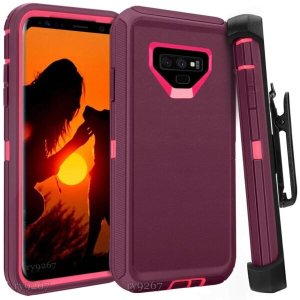 Defend Heavy Duty For SAMSUNG NOTE 9 – Burgundy