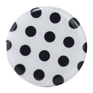 Polka Dot White Phone Sticker