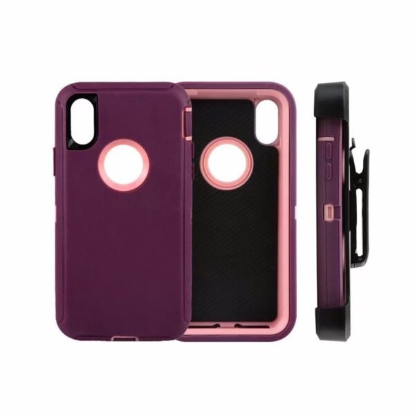Defend Heavy Duty For Apple iPhone XR- Burgundy