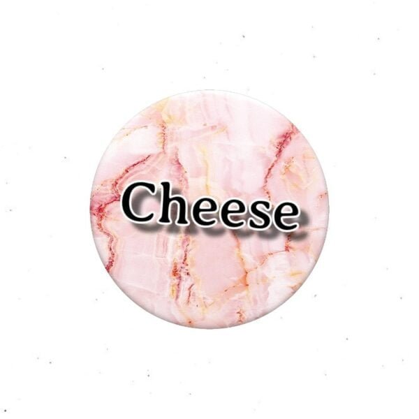 Cheese Phone Sticker-Pink