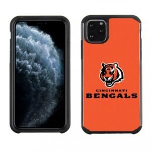 NFL Licensed Cincinnati Bengals Orange Textured For iPhone 11