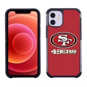 NFL Licensed San Francisco 49ers Red Textured Case for iPhone 11