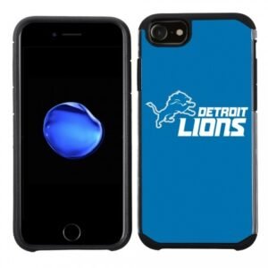NFL Licensed Detroit Lions Blue Textured Sports Case for iPhone 6/6s/7/8/SE2020