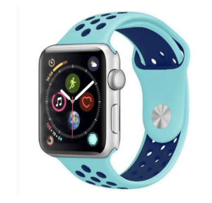 Apple Watch Band (Sports)-Teal & Blue (38/40mm)