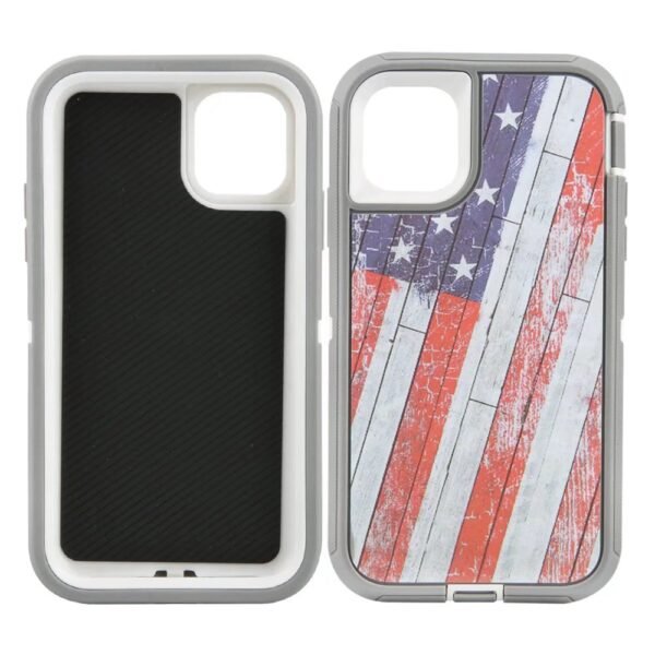 Defend Heavy Duty For Apple iPhone 11-US Flag