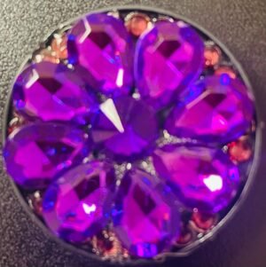 3D Diamond Phone Sticker-Purple