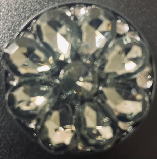 3D Diamond Phone Sticker-Black