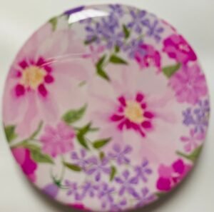 Pink & Purple Flower Phone Sticker