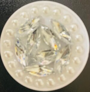 3D Diamond Leaf Phone Sticker-Silver