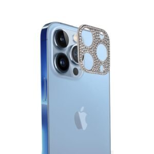 Glitter Camera Lens Protector For iPhone 11-Silver