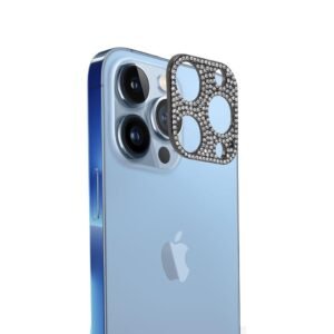 Glitter Camera Lens Protector For iPhone 11-Black
