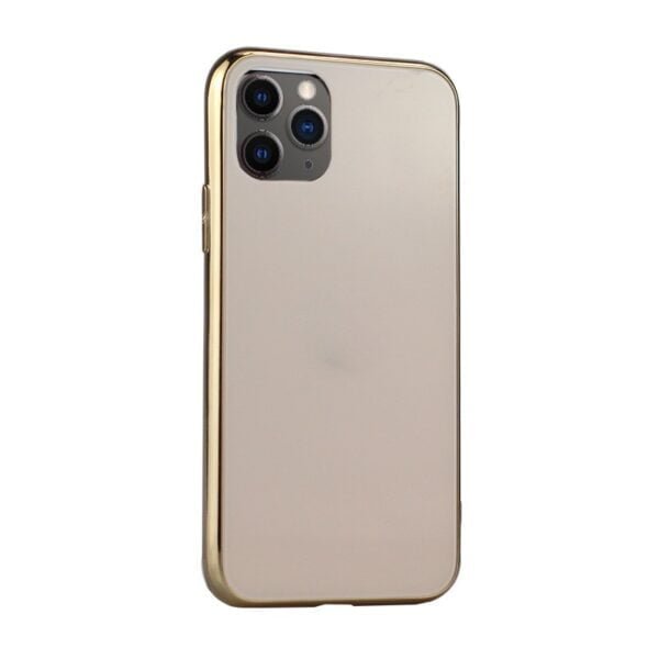 Glass Case For iPhone 11-Golden