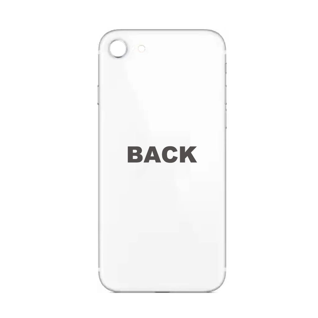 iPhone SE 2020 Back Glass (Bigger Camera Hole) – Starlight(White) - Image 2