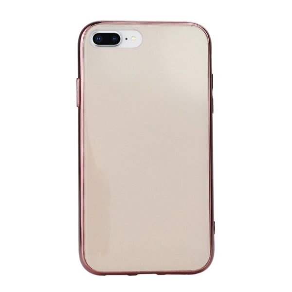 Glass Case For iPhone-6P/6sP/7P/8 Plus-Rose Gold