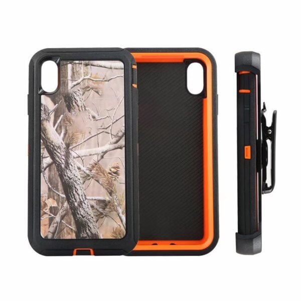 Defend Heavy Duty For Apple iPhone X/XS- Orange Cameo