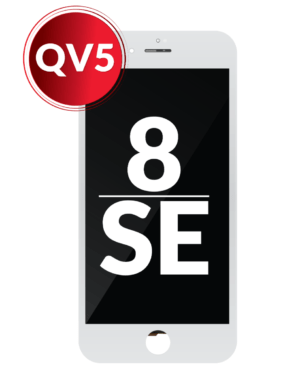 iPhone SE (2020) / 8 LCD Assembly w/Steel Plate (QV5) (WHITE)