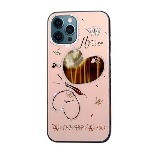 Candy Heart Case For iPhone XR-Rose Gold