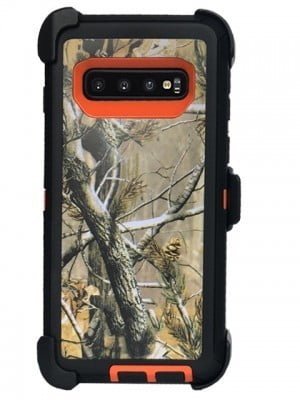 Defend Heavy Duty For SAMSUNG Galaxy S10-Orange Chemo