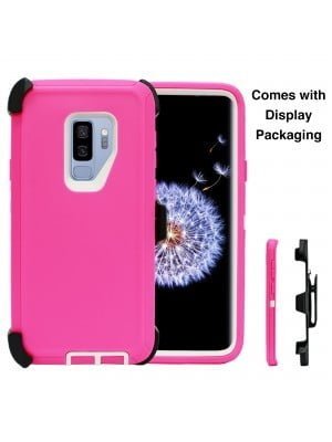 Defend Heavy Duty For SAMSUNG Glaxy S9-Pink