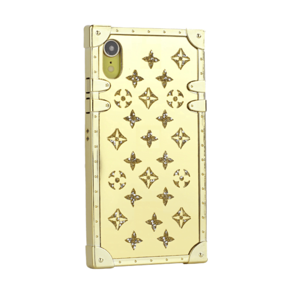 Glitter Gold Love Case for Apple iPhone XR