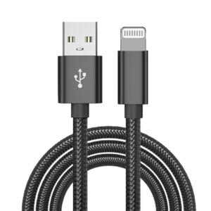 CHARGE&SYNC USB A TO APPLE LIGHTNING CABLE 10FT - BLACK