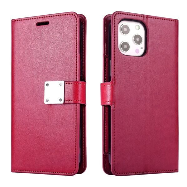 LUX Wallet Case for Apple iPhone XR-Pink