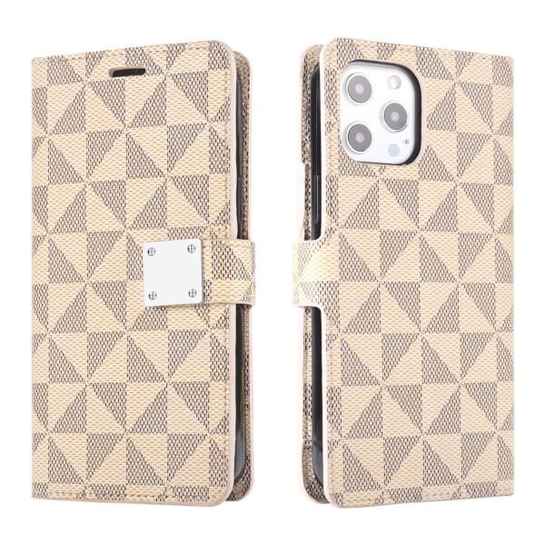 LUX Wallet Case for Apple iPhone XR-BEIGE