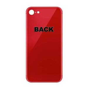 iPhone 8 Back Glass (Bigger Camera Hole) - Red