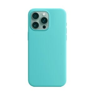 Apple Logo Silicon Case For Iphone 11 - Teal