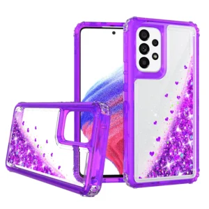 Liquid Sand Case for Samsung 21FE - Pruple