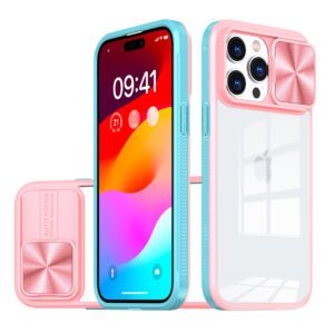 Fusion Transparent Case For iPhone 13 Pro Max Pink