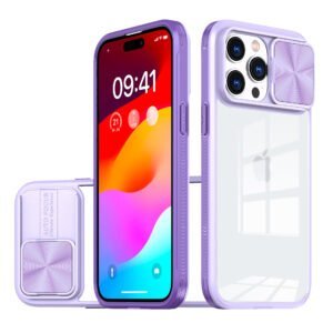 Fusion Transparent Case For iPhone 13 Pro Max Purple