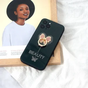 Candy Butterfly Ring Case For iPhone 7P/8 Plus- Black