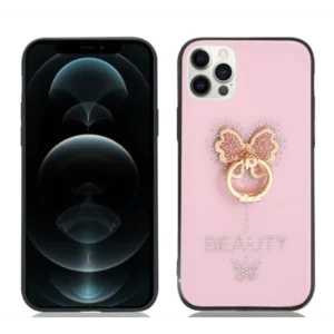 Candy Butterfly Ring Case For iPhone 6/6sP/7P/8 Plus- Pink