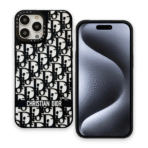 3D C Dior Black & White Case for iPhone-17Pro-C DIOR - Image 2