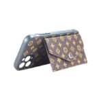 Luxurious BACK Wallet Series For Apple iPhone-13/14/15-Brown - Image 2