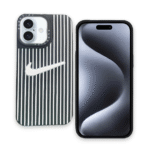 3D Neck Black&White Case For iPhone-16E/17E-ABS White - Image 2
