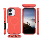 Defender Magnetic Magsafe for iPhone 16 Plus–RED