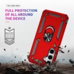 Elegant Hybrid Case for Samsung-S25Plus/S24Plus-Red - Image 3