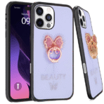 Candy Butterfly Ring Case For iPhone-16E/17E-Levender