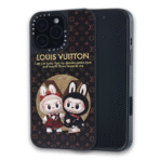 3D. Labubo case magsafe For iPhone 14 Pro - Brown - Image 2