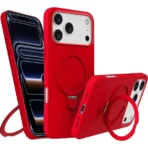 CORE 360 Grip Magsafe Silicone Case For iPhone-16 -Red