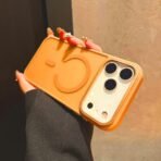 Nexus matte magsafe case for iphone-17pro-orange